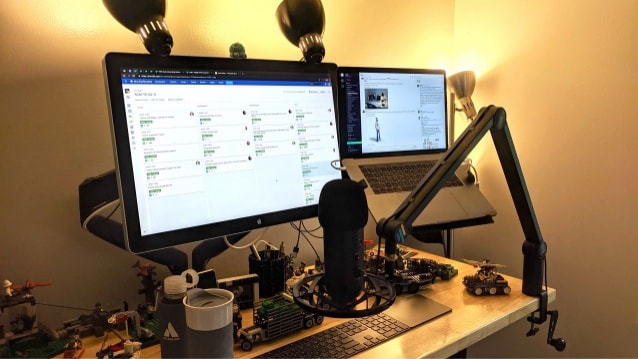 Remote Office of K15t Worker Matt 