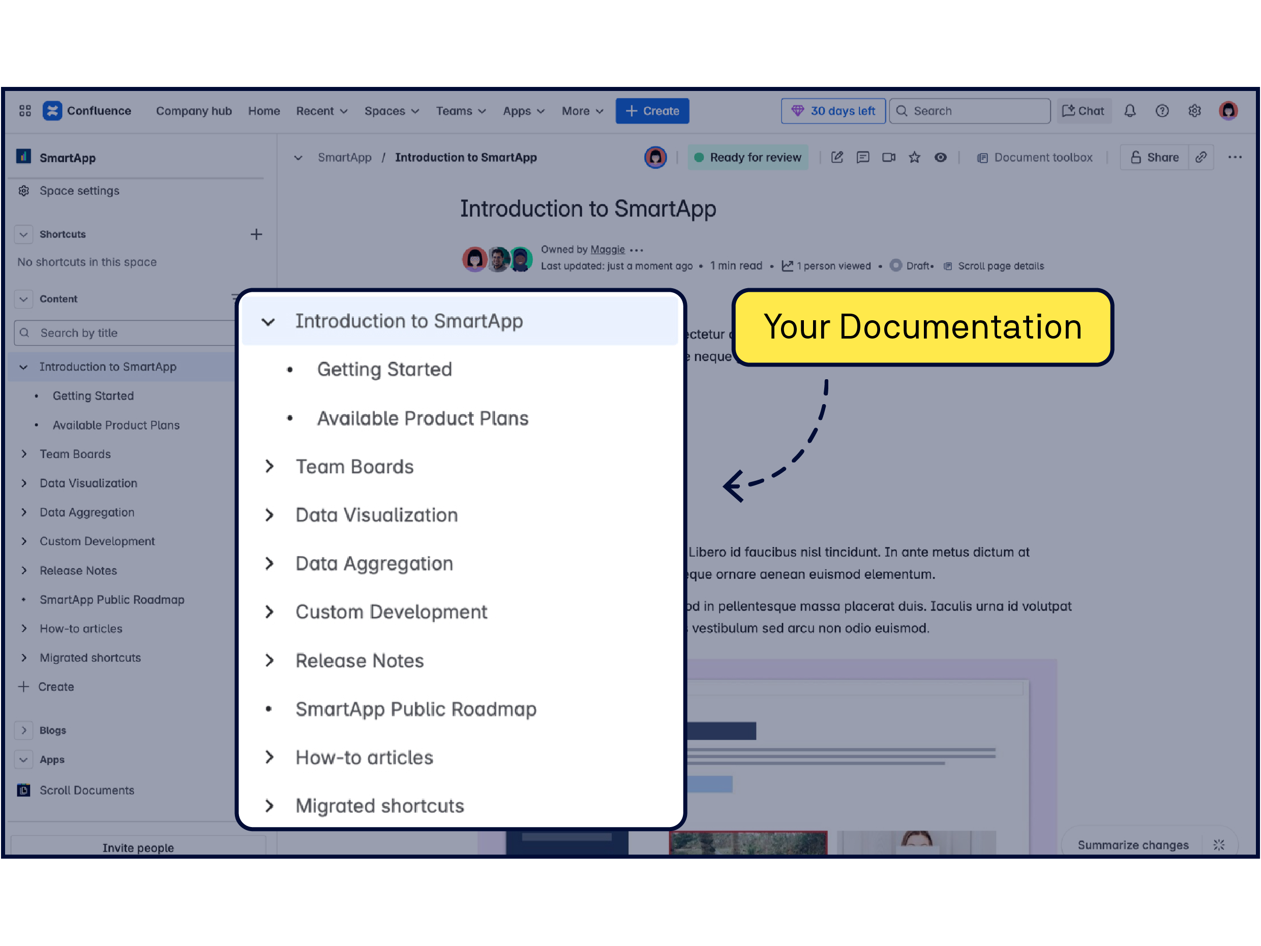 Single-Source Your Documentation in Confluence Illustration
