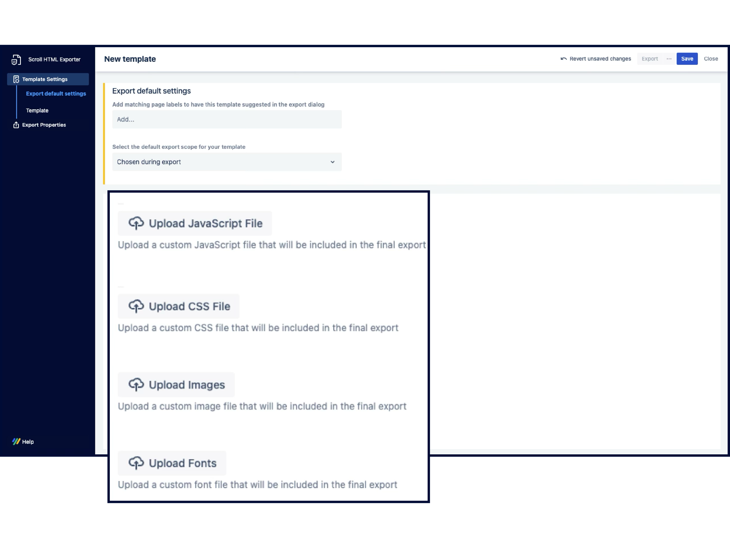 Customize Your HTML Exports Illustration