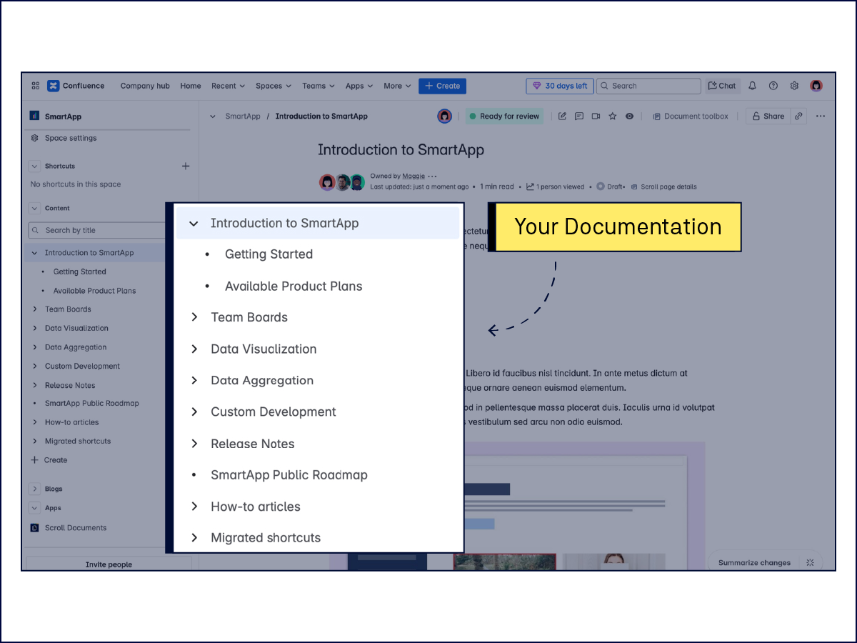 Single-Source Your Documentation in Confluence Illustration
