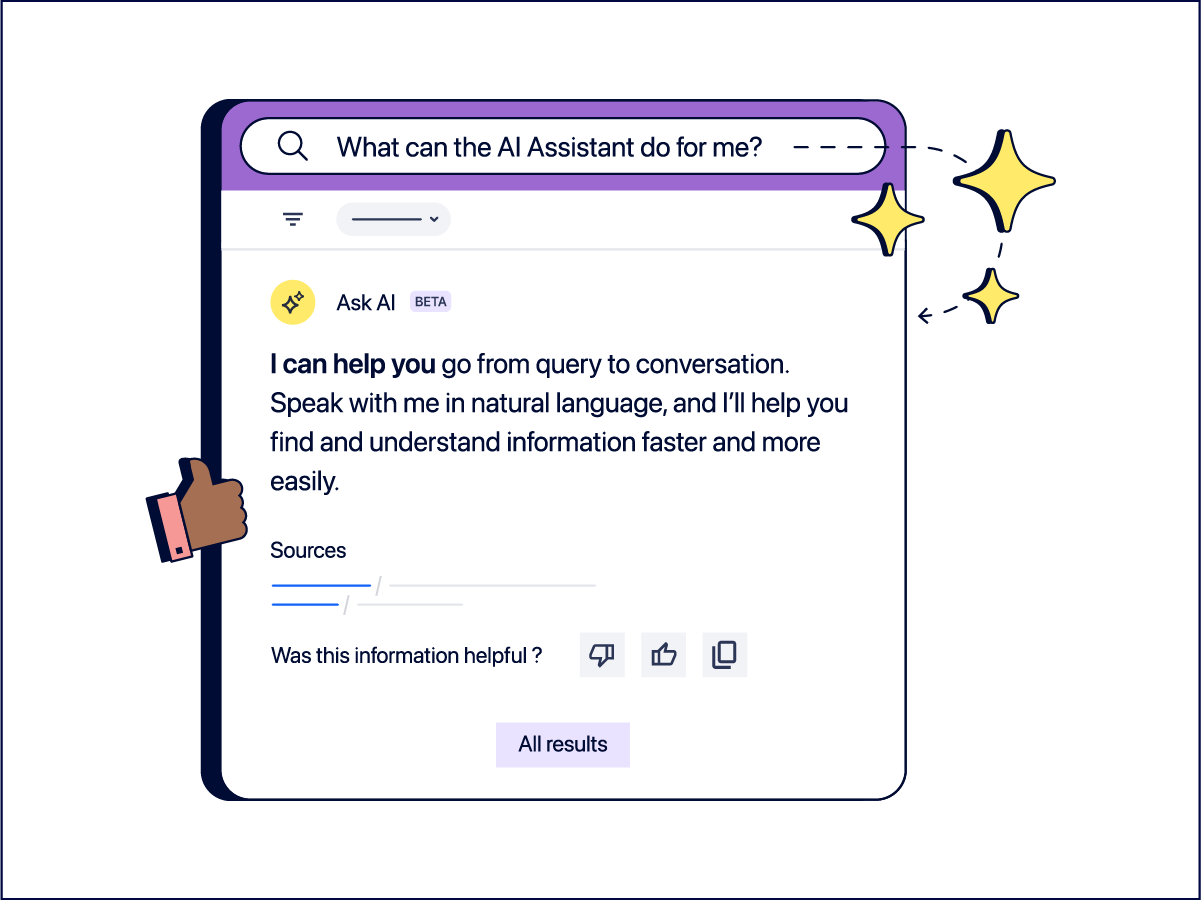Fast, AI-Powered Search Illustration