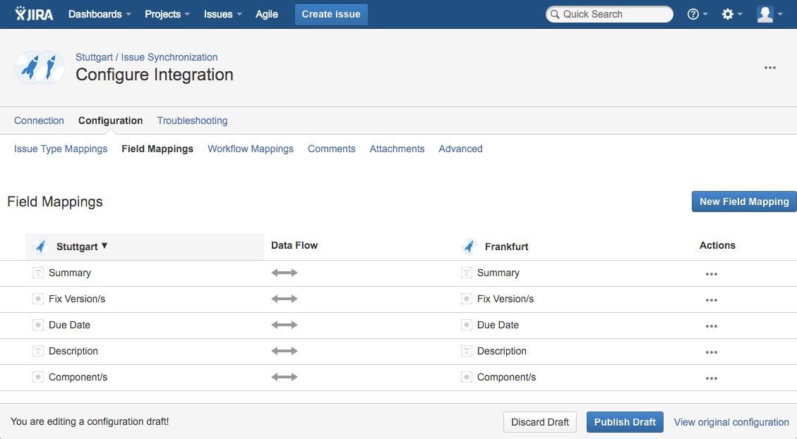 Backbone - Work Sync for JIRA: Field Mapping Configuration Sneak Peek
