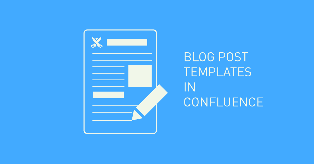 how to create a blog post on confluence