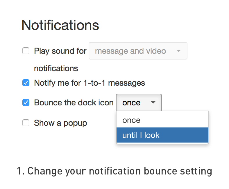 HipChat settings that won't catch your attention