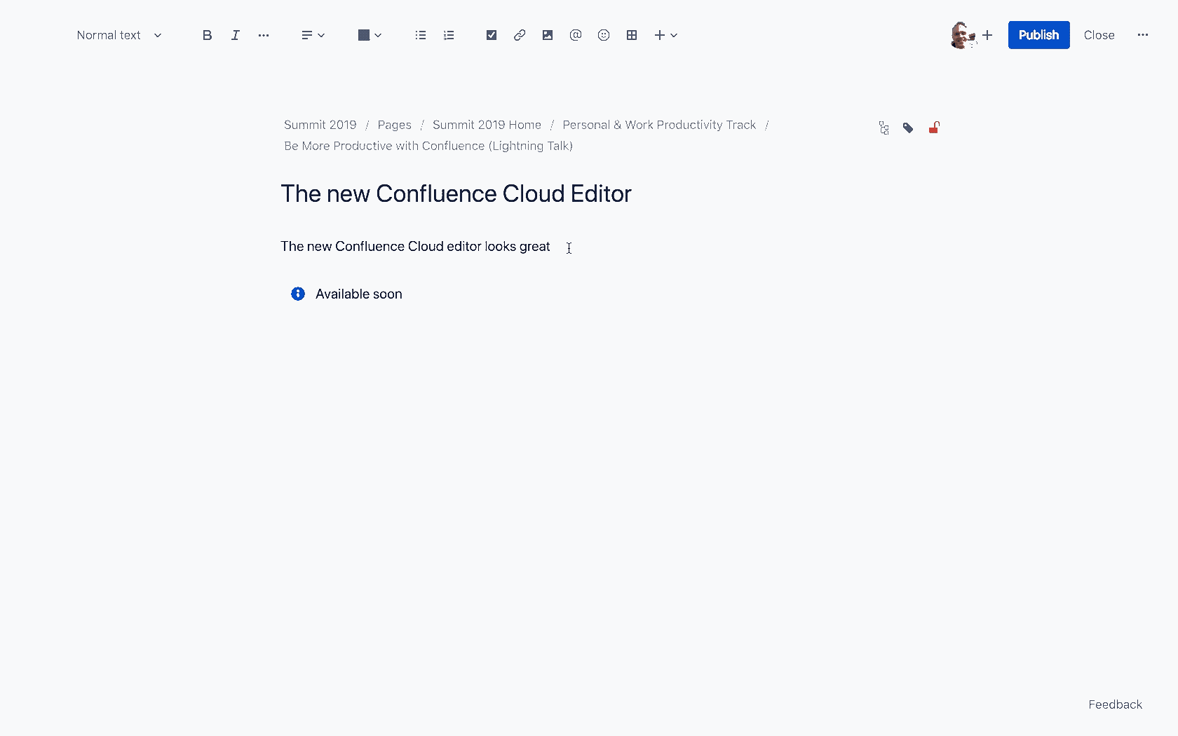 Confluence Got a Cleaner Layout