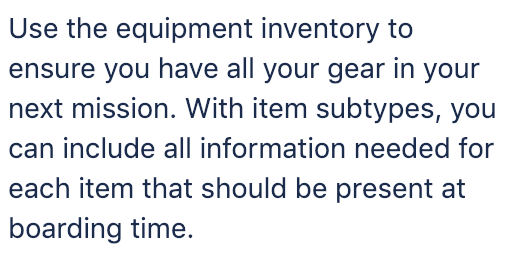 Short description on the page